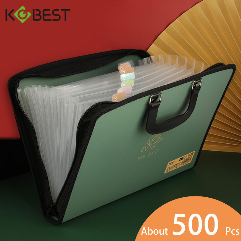 Binder Storage Box - 13 그리드 A4 다층 확장 문서