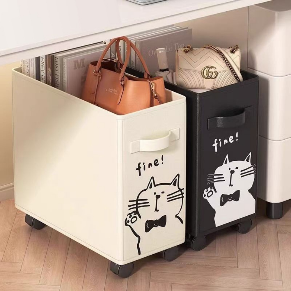 Office Supply Cart - 책상 아래 이동식 수납 카트, 바퀴