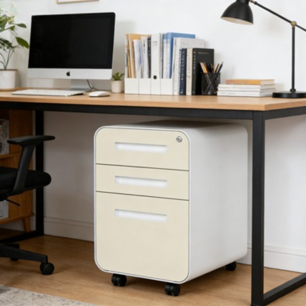Office Furniture Filing Cabinets - 로라 가구 스톡파일 3단 서류 캐비닛