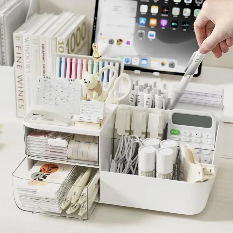 Office Furniture Filing Cabinets - 1Pcs 데스크탑 화장품 정리함(서랍 포함) 펜
