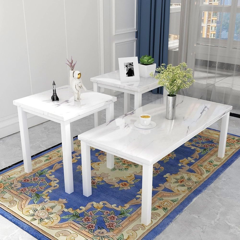 현대적인 거실용 대리석 상판 커피 테이블 세트, 가정  - Office Furniture Center 리뷰 및 가격
