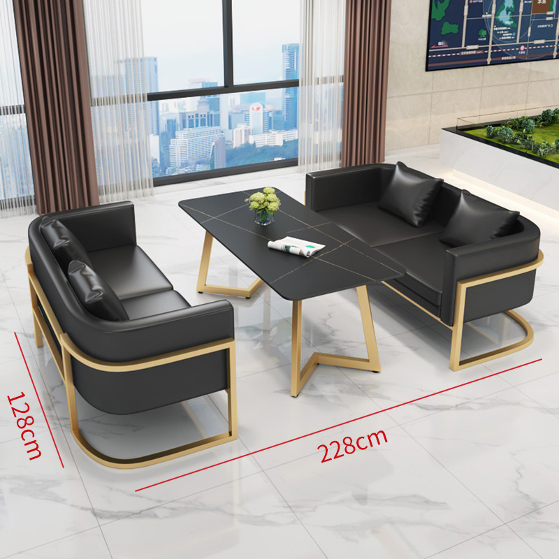 사무용 가구 대기실 접견 소파 모던 가죽 사무실 소파  - Office Furniture Set 리뷰 및 가격