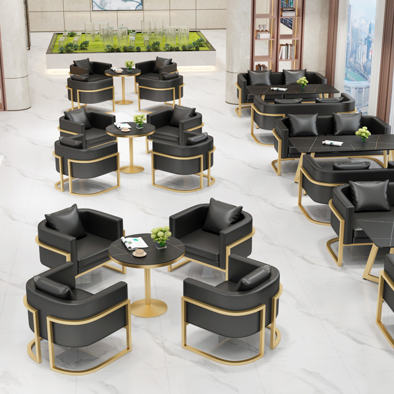사무용 가구 대기실 접견 소파 모던 가죽 사무실 소파  - Office Furniture Set 리뷰 및 가격