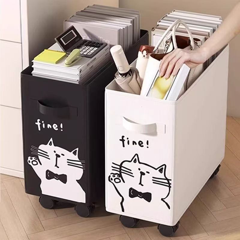책상 아래 이동식 수납 카트, 바퀴 달린 귀여운 고양이 - Office Supply Cart 리뷰 및 가격