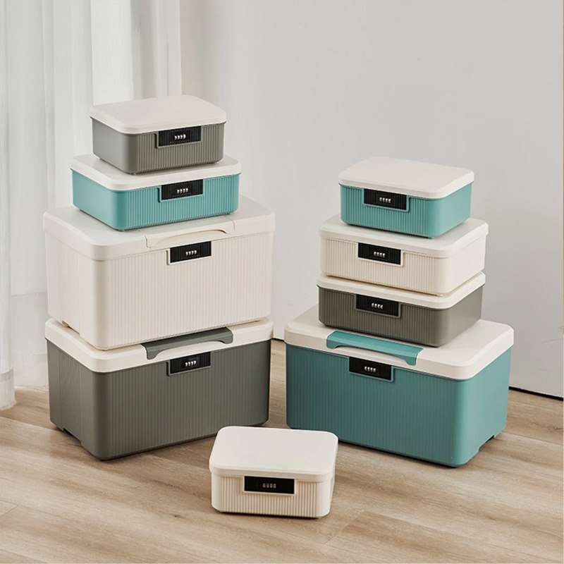 ‌ 프리미엄 잠금식 보관함 - 가정용 안전한 문서 정리 - Binder Storage Box 리뷰 및 가격