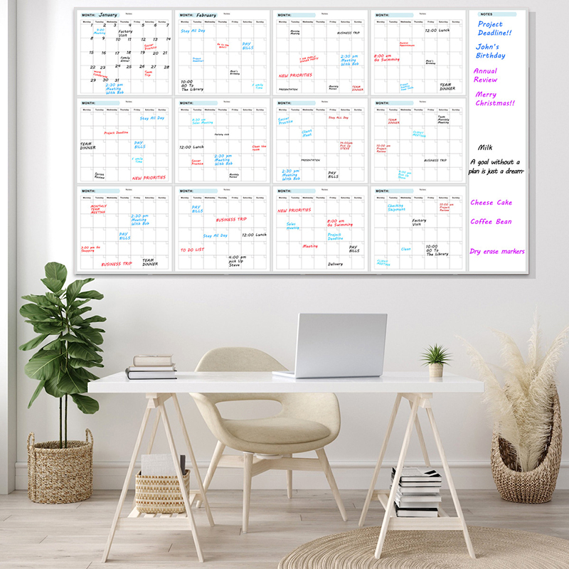 35x58인치 초대형 지울 수 있는 월간 주간 플래너  - Dry Erase Weekly 리뷰 및 가격