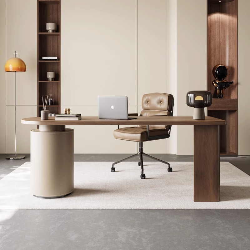 프랑스 레트로 스타일 책상과 의자 세트, 월넛 원목,  - Office Furniture Com 리뷰 및 가격