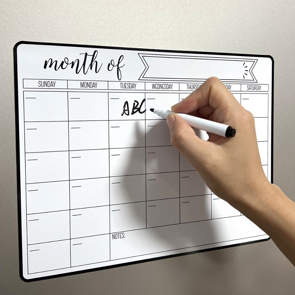 휴대용 자석 화이트보드 달력 간편 세척 재사용 가능 월 - Dry Erase Weekly 리뷰 및 가격