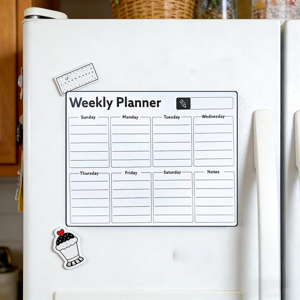 재사용 가능한 월간 달력 및 주간 플래너 냉장고 자석식 - Dry Erase Weekly 리뷰 및 가격