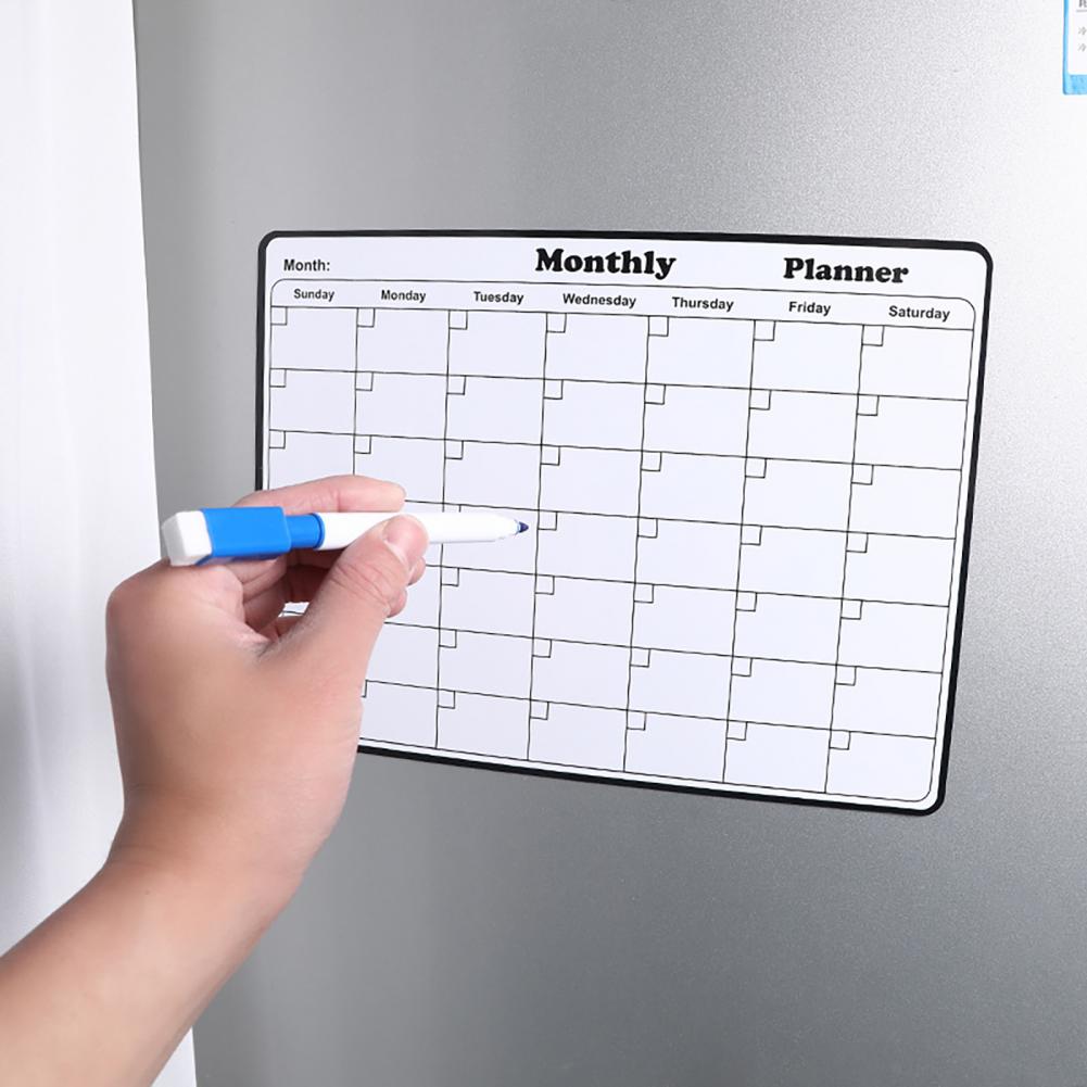 재사용 가능한 월간 달력 및 주간 플래너 냉장고 자석식 - Dry Erase Weekly 리뷰 및 가격