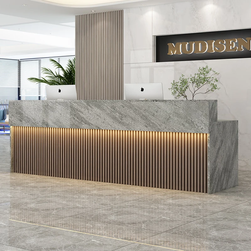 아메리칸 레트로 리셉션 데스크 북유럽 럭셔리 고객센터  - Office Furniture Center 리뷰 및 가격