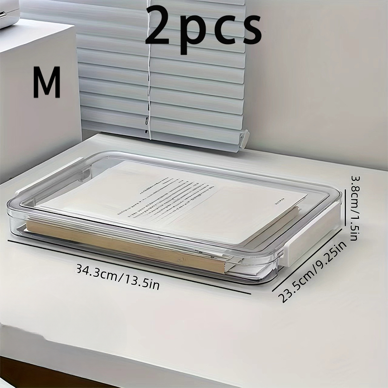 2팩 A4 문서 보관함 세트, 증명서 및 졸업장용 두꺼 - Binder Storage Box 리뷰 및 가격
