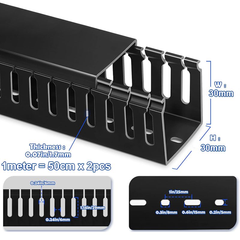 PVC 산업용 난연성 배선 덕트 검정색 케이블 관리 트 - Cable Tray Under Desk 리뷰 및 가격