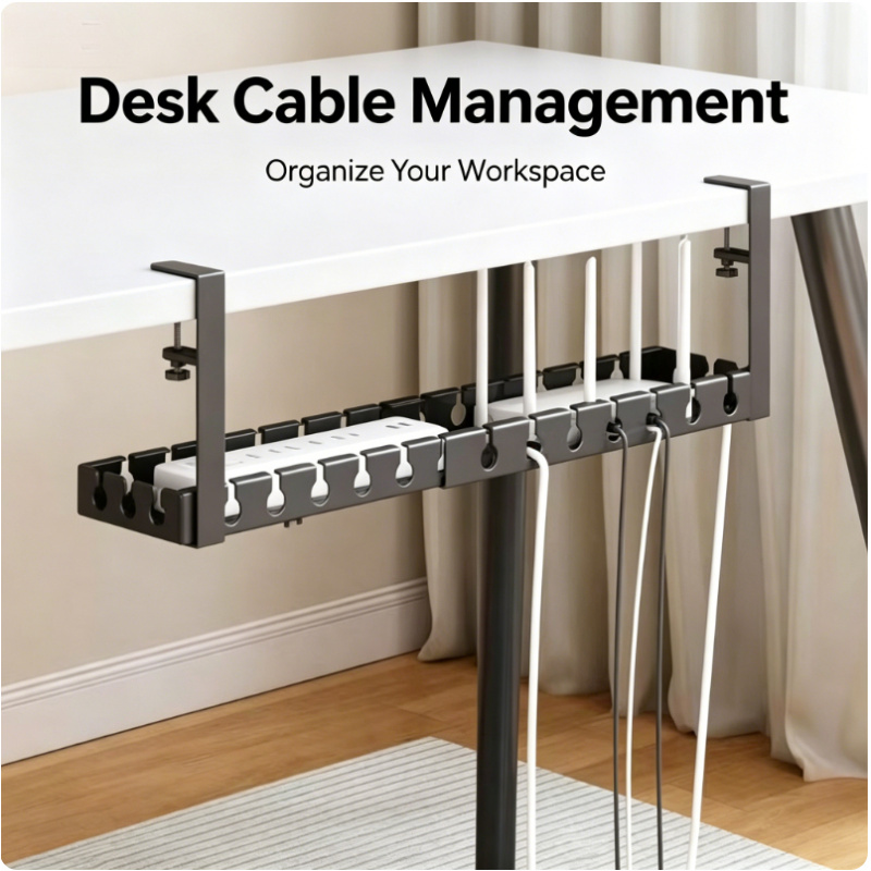테이블 아래 텔레스코픽 수납 랙 금속 케이블 정리 트레 - Cable Tray Under Desk 리뷰 및 가격