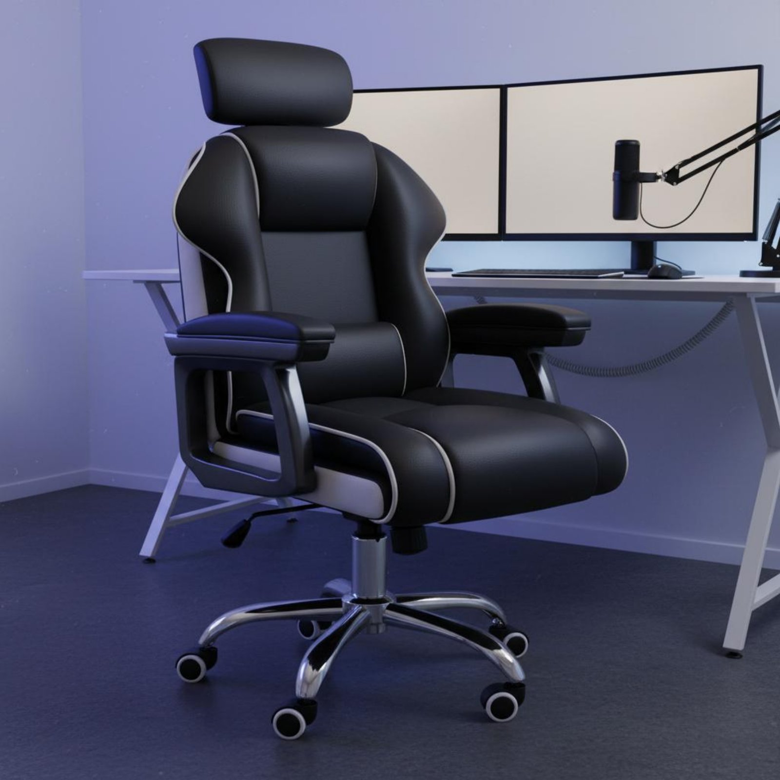 인체공학적 게이밍 의자 높이 조절 가능 하이백 회전식  - Office Furniture Commercial 리뷰 및 가격