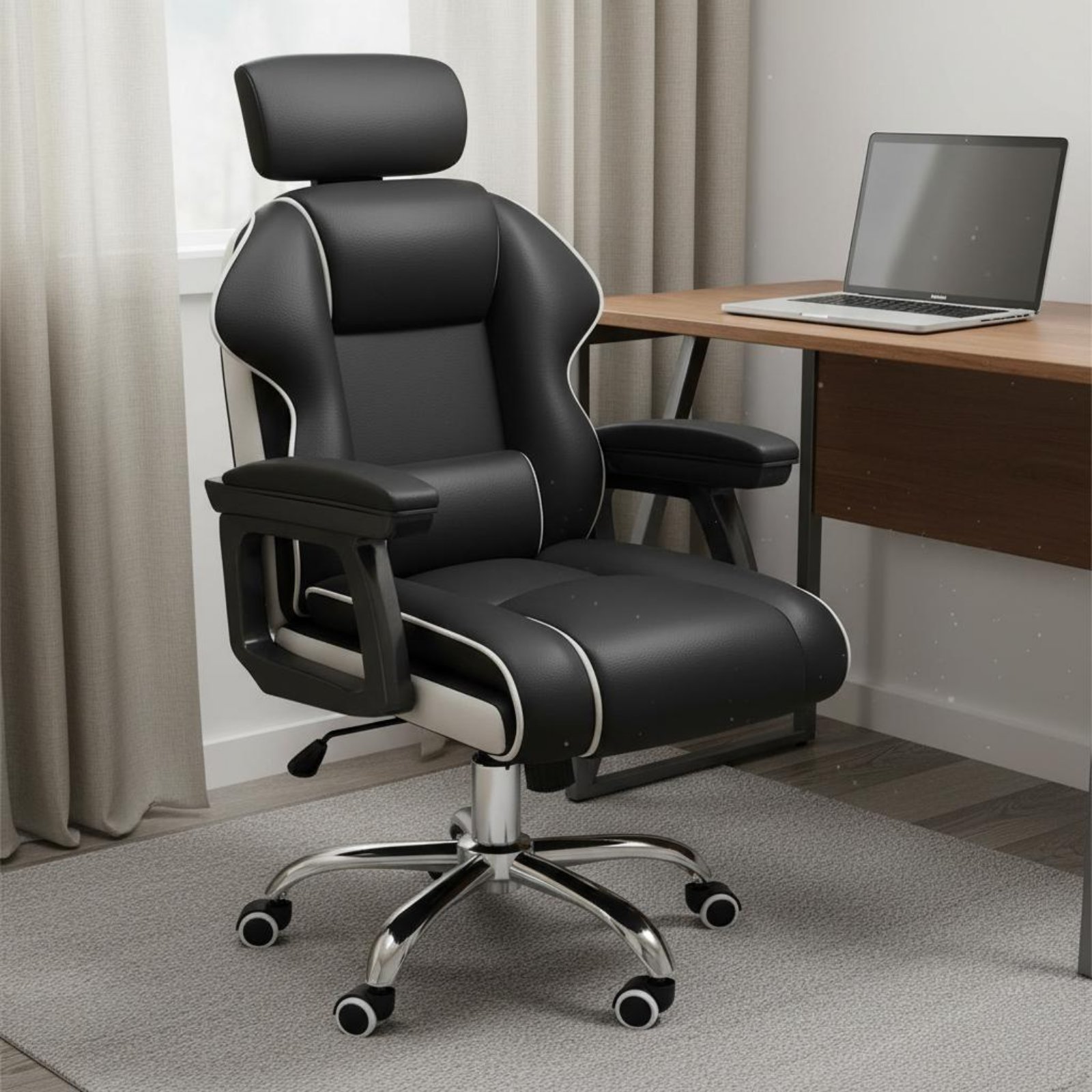 인체공학적 게이밍 의자 높이 조절 가능 하이백 회전식  - Office Furniture Commercial 리뷰 및 가격