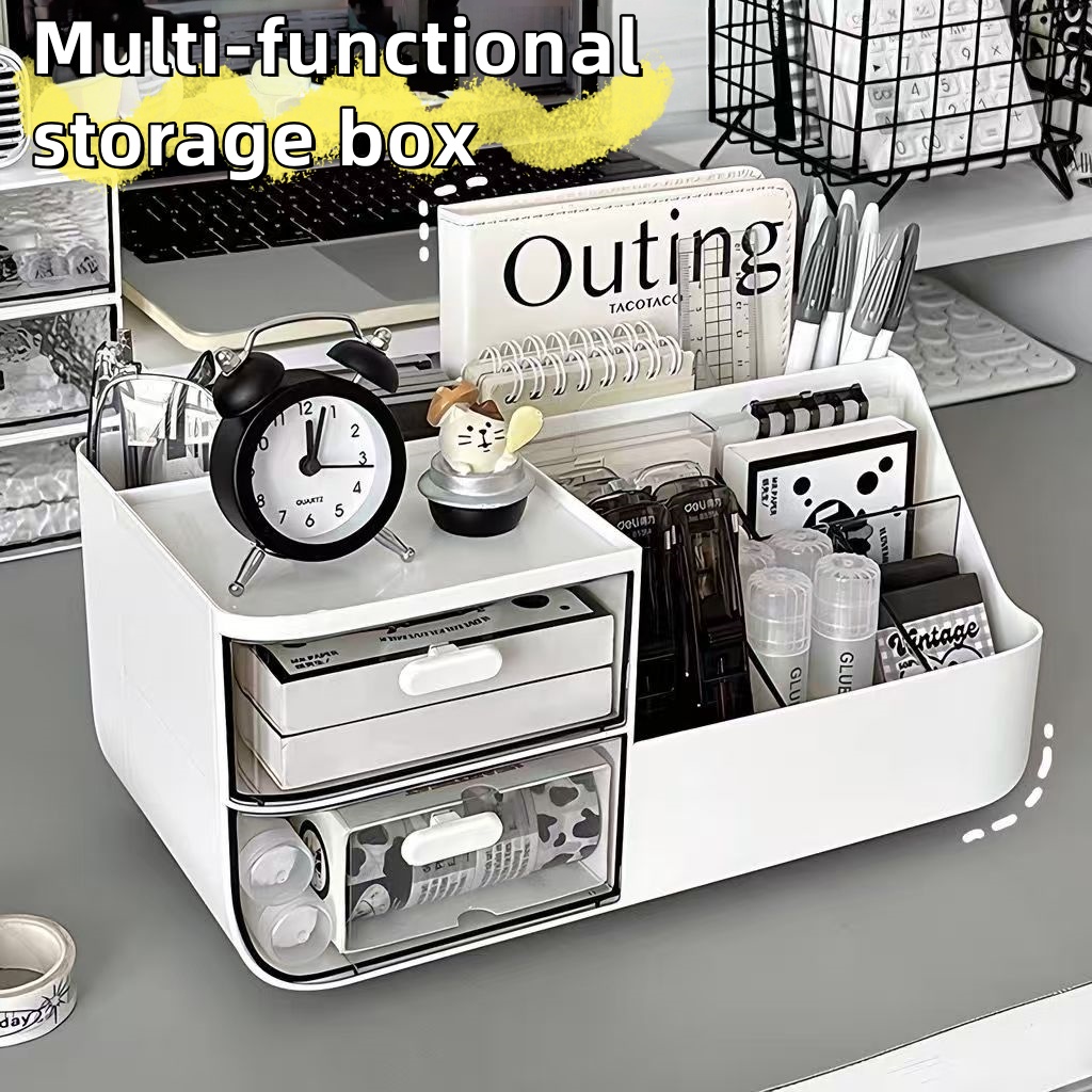 1Pcs 데스크탑 화장품 정리함(서랍 포함) 펜 홀더  - Office Furniture Filing Cabinets 리뷰 및 가격