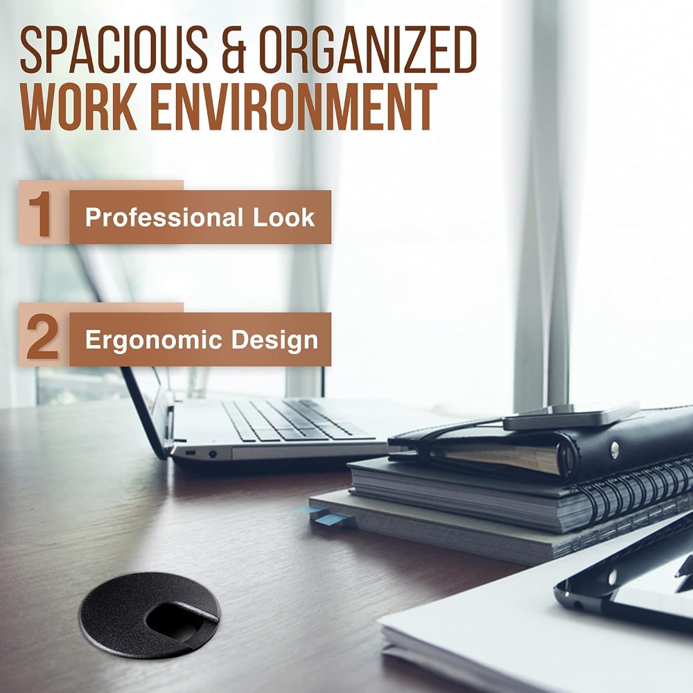 플라스틱 와이어 구멍 커버 1.5/2/2.5 인치 테이 - Office Furniture Layout 리뷰 및 가격