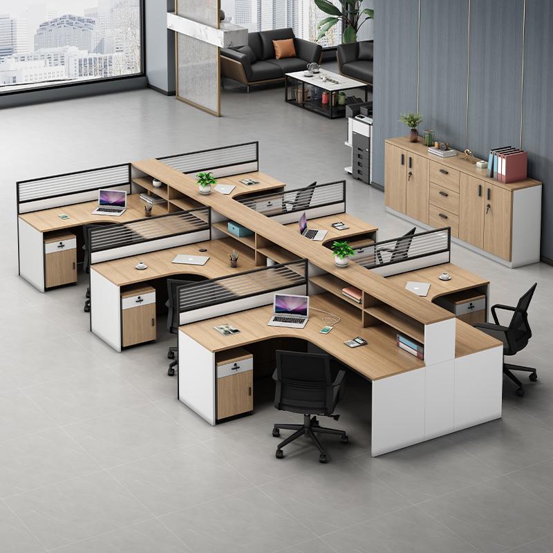 금융데스크 직원용 책상 및 의자 세트 회사 4~6인용  - Office Furniture Set 리뷰 및 가격