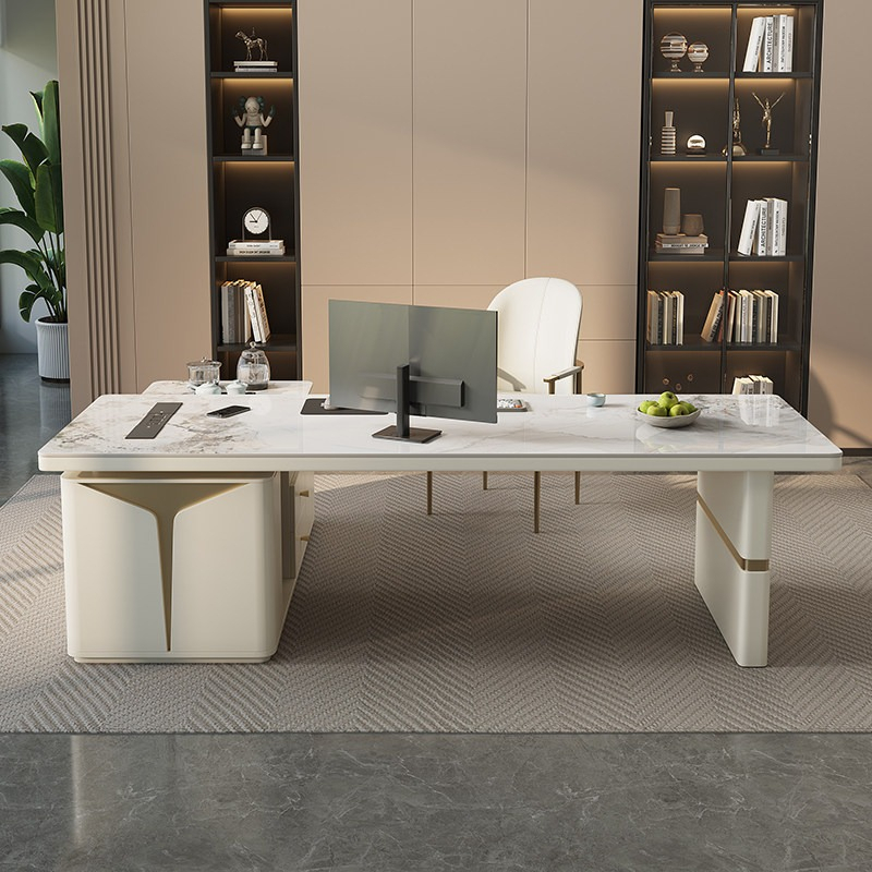 현대적인 다기능 보스 책상, 수납공간이 있는 심플한 흰 - Office Furniture Com 리뷰 및 가격