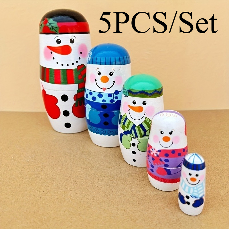 5개 세트 인형 스타일 크리스마스 데스크탑 장식품, 홈 - Office Furniture Set 리뷰 및 가격
