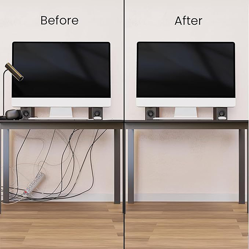 @*40cm/15.75inch 책상 아래 케이블 관리  - Cable Tray Under Desk 리뷰 및 가격