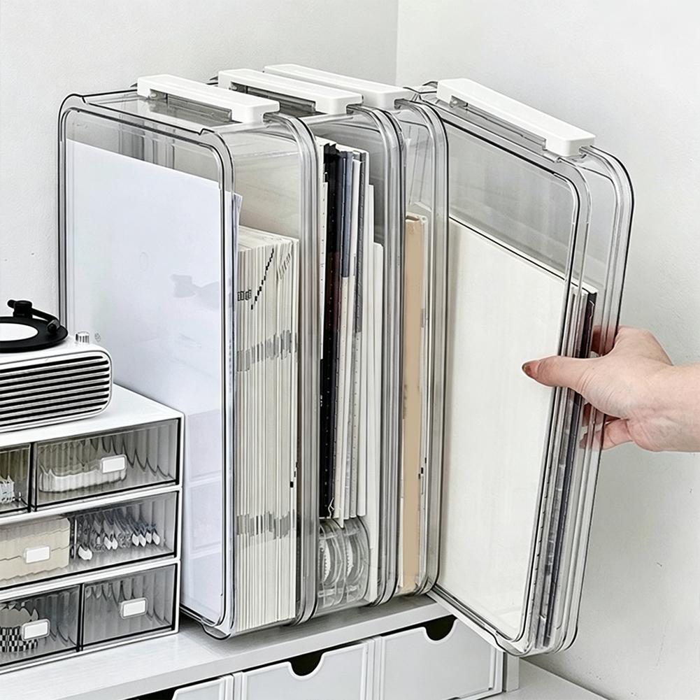 투명한 A4 파일 정리함 대용량 문서 보관 케이스 사무 - Binder Storage Box 리뷰 및 가격