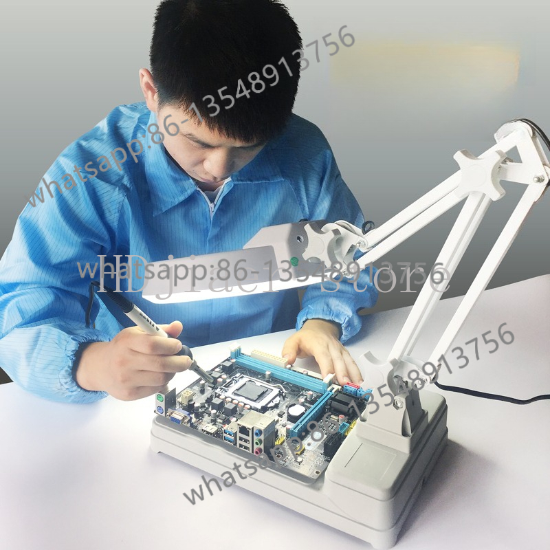 104개의 LED 조명이 있는 테이블 루페, 10배,  - Office Furniture Com 리뷰 및 가격