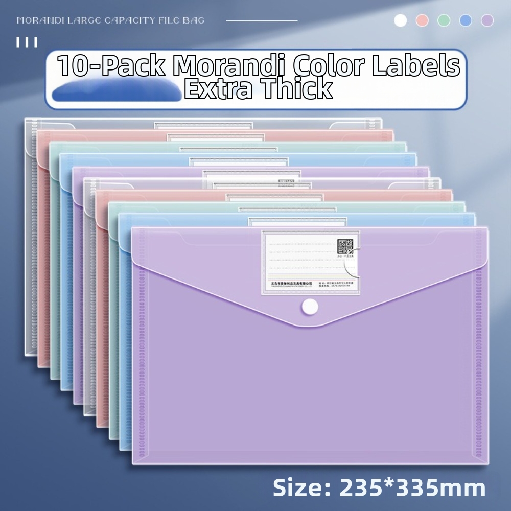 10 Pcs 투명 A4 파일 폴더 플라스틱 대용량 스냅 - Binder Storage Box 리뷰 및 가격